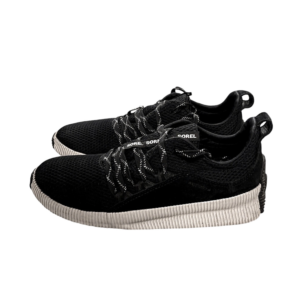 Sorel Womens 8 Out n About Plus Sneakers $164 Light Rain Comfort Shoes Black - Picture 3 of 9